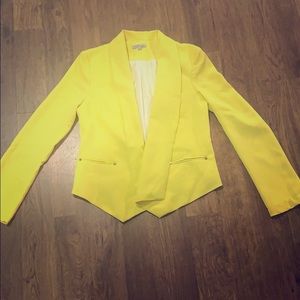 Neon yellow blazer